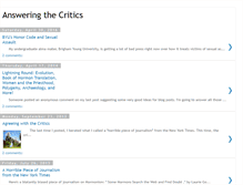 Tablet Screenshot of answeringthecritics.blogspot.com