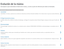 Tablet Screenshot of evolucionmus.blogspot.com