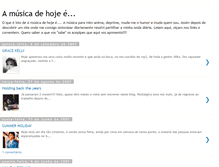 Tablet Screenshot of amusicadehoje.blogspot.com