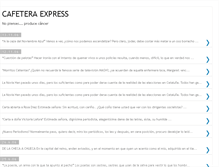 Tablet Screenshot of cafeteraexpress.blogspot.com