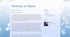 Desktop Screenshot of mainedentist.blogspot.com