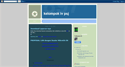 Desktop Screenshot of kelompok-psj4.blogspot.com