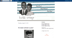 Desktop Screenshot of bvikkivintage.blogspot.com