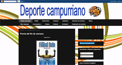 Desktop Screenshot of deportecampurriano.blogspot.com