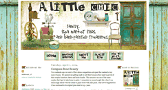 Desktop Screenshot of alittlechic.blogspot.com