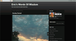 Desktop Screenshot of ericthewise.blogspot.com
