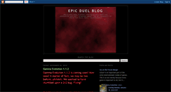 Desktop Screenshot of epicduelblogs.blogspot.com