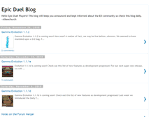 Tablet Screenshot of epicduelblogs.blogspot.com