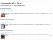 Tablet Screenshot of communitycollegeethics.blogspot.com