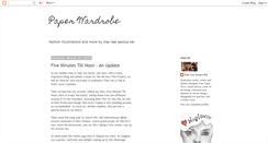 Desktop Screenshot of paperwardrobe.blogspot.com