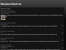 Tablet Screenshot of marylandblackicesoftball.blogspot.com