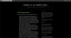 Desktop Screenshot of historicalhubris.blogspot.com