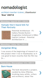 Mobile Screenshot of nomadologist-nomadology.blogspot.com