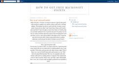 Desktop Screenshot of freemicrosoftpoints.blogspot.com