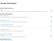 Tablet Screenshot of dominate-mistress.blogspot.com