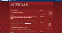 Desktop Screenshot of activities-c.blogspot.com