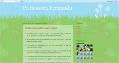 Desktop Screenshot of professorafernandarodrigues.blogspot.com