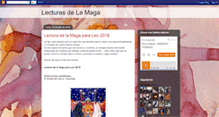 Desktop Screenshot of lecturasdelamaga.blogspot.com