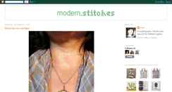Desktop Screenshot of modernstitches.blogspot.com