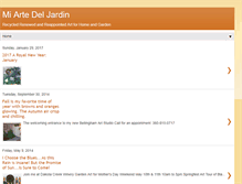 Tablet Screenshot of mygardenart.blogspot.com