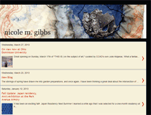 Tablet Screenshot of nicolemgibbs.blogspot.com