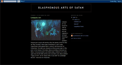 Desktop Screenshot of blasphemousartsofsatan.blogspot.com