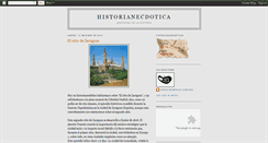 Desktop Screenshot of historianecdotica.blogspot.com