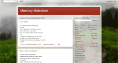 Desktop Screenshot of meetmymoleskine.blogspot.com