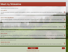 Tablet Screenshot of meetmymoleskine.blogspot.com