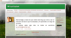 Desktop Screenshot of cvconchiechazarreta.blogspot.com