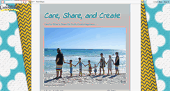 Desktop Screenshot of careshareandcreate.blogspot.com