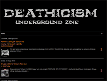 Tablet Screenshot of deathicism-zine.blogspot.com