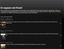 Tablet Screenshot of elcancionerodelrock.blogspot.com
