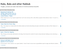 Tablet Screenshot of hubsandbubs.blogspot.com