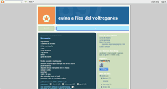 Desktop Screenshot of cuinaalvoltrega.blogspot.com