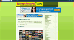 Desktop Screenshot of bizarrerecords.blogspot.com