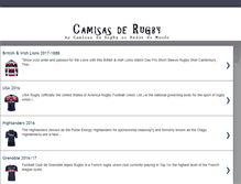 Tablet Screenshot of camisasderugby.blogspot.com