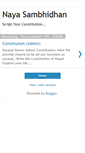 Mobile Screenshot of ecatmandu-constitution.blogspot.com