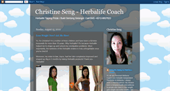 Desktop Screenshot of christine-wellnesscoach.blogspot.com