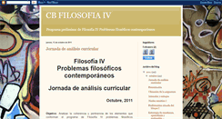 Desktop Screenshot of cbfilosofiaiv.blogspot.com