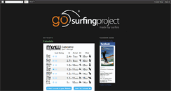 Desktop Screenshot of gosurfingproject.blogspot.com