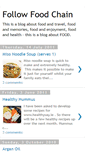 Mobile Screenshot of followfoodchain.blogspot.com