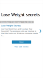 Mobile Screenshot of loseweight-secrets.blogspot.com