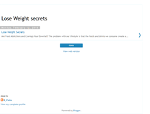 Tablet Screenshot of loseweight-secrets.blogspot.com