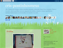 Tablet Screenshot of cris-pontinhosmeus.blogspot.com