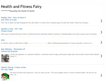 Tablet Screenshot of healthandfitnessfairy.blogspot.com