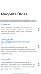 Mobile Screenshot of neopets-neopetsdicas.blogspot.com