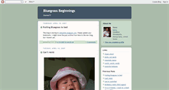 Desktop Screenshot of bluegrassbeginnings.blogspot.com