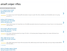 Tablet Screenshot of anairsoftsniperrifles.blogspot.com