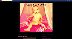 Desktop Screenshot of nannymalone.blogspot.com